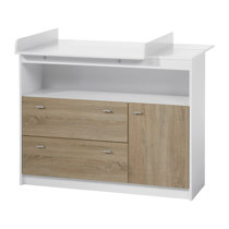 Light wood hotsell changing table